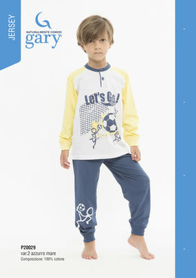 PIGIAMA BAMBINO M/L P20029 Tellini S.r.l. Ingrosso Abbigliamento